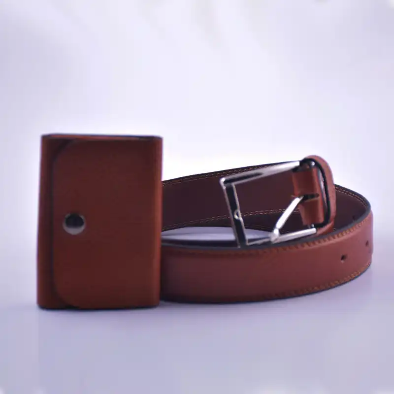 ست هدیه مردانه مدل Ve1 چرم طبیعی