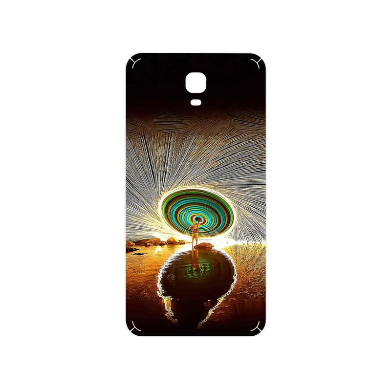 برچسب پوششی ماهوت مدل Night Light Fountain مناسب برای گوشی موبایل جی ال ایکس Aria 1