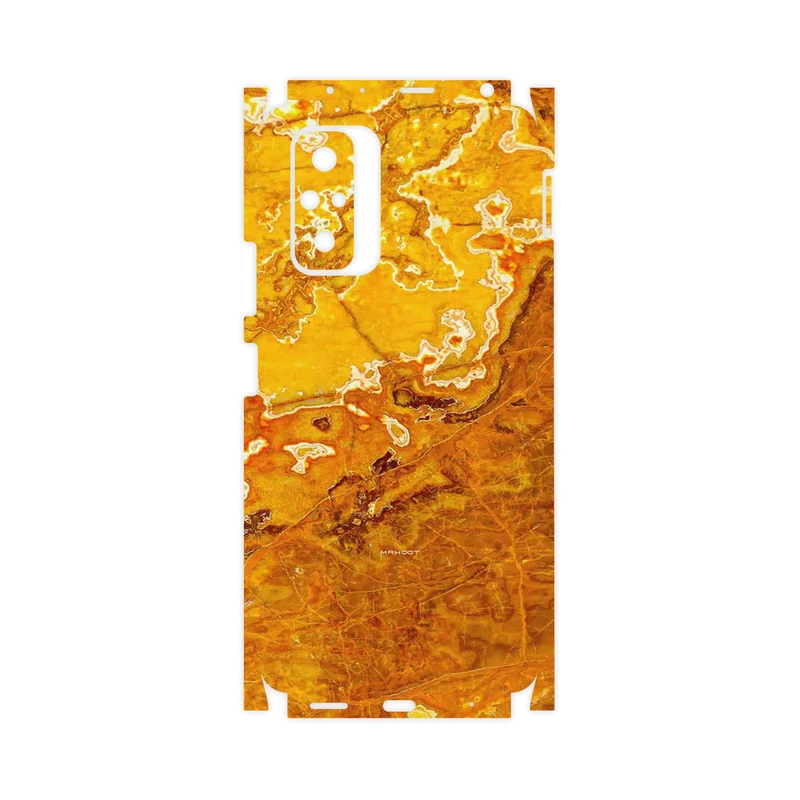 برچسب پوششی ماهوت مدل Gold Marble-FullSkin مناسب برای گوشی موبایل شیائومی Redmi Note 10 Pro
