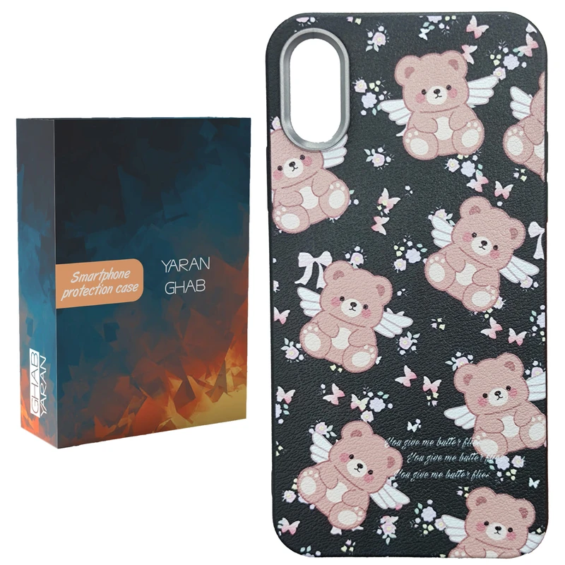 کاور قاب یاران مدل Teddy مناسب برای گوشی موبایل اپل iPhone X / XS