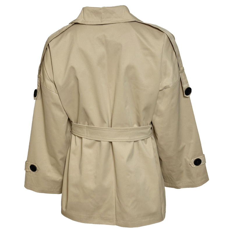 بارانی زنانه کد 7003 رنگ کرم