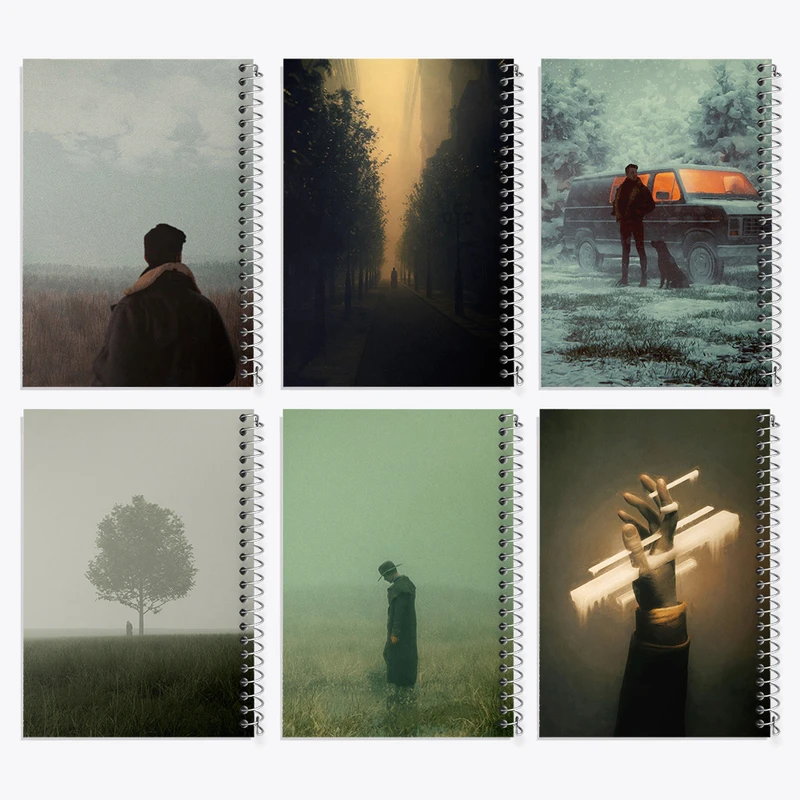 دفتر مشق 100 برگ خندالو طرح مفهومی کد 955 مجموعه 6 عددی