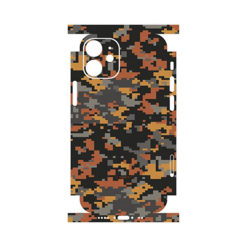 برچسب پوششی ماهوت مدل Army-Autumn-pixel-FullSkin مناسب برای گوشی موبایل اپل iPhone 12 mini