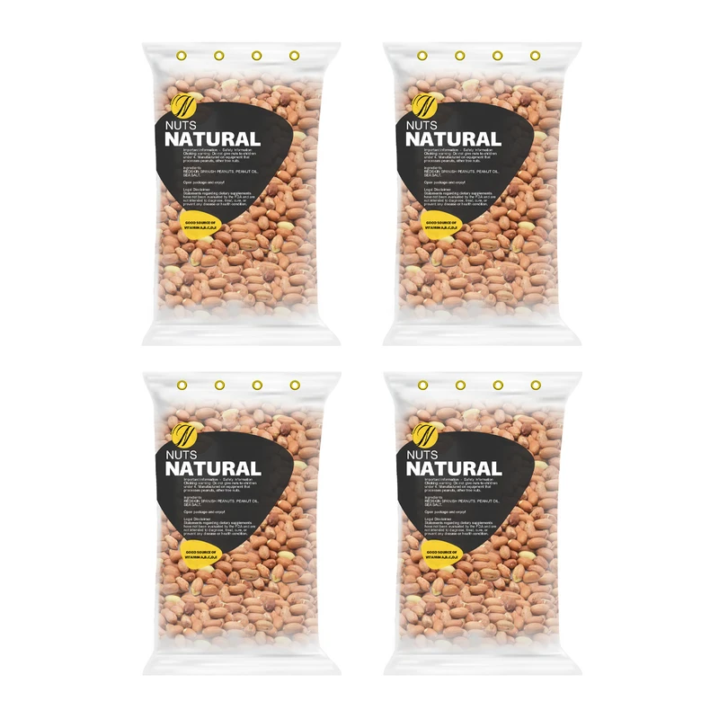 بادام زمیی خام نچرال - 250 گرم بسته 4 عددی