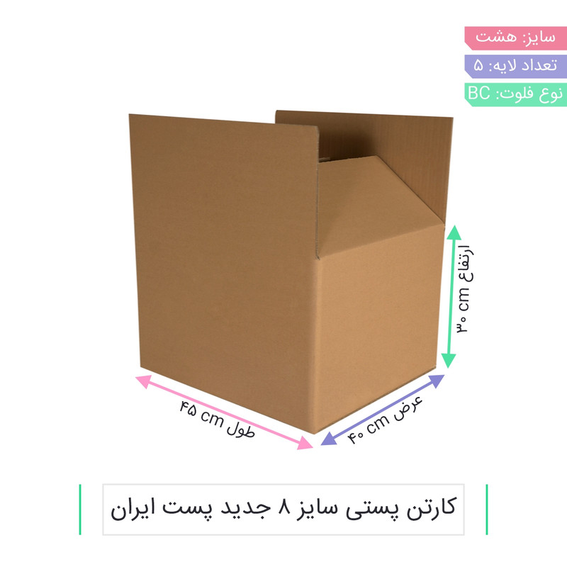 جعبه بسته بندی مدل CS-B01-28 بسته 5 عددی