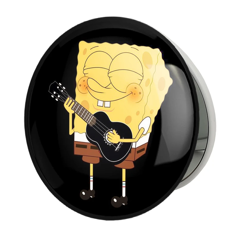 آینه جیبی خندالو طرح باب اسفنجی مدل تاشو کد 1355 