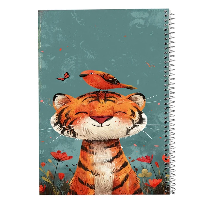 دفتر ژورنال نویسی 50 برگ مدوپد مدل نقطه ای طرح موجودات فانتزی کد DF16852