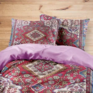 سرویس روتختی مدوپد طرح فرش نهاوند مدل C-Nahavand09 یک نفره 4 تکه