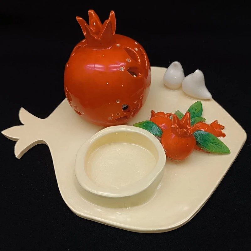 جاشمعی سرامیکی هیوا طرح شب یلدا کد 5666712