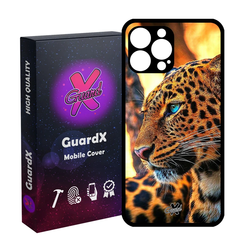 کاور گارد ایکس طرح پلنگ مدل Glass10237 مناسب برای گوشی موبایل اپل iPhone 14 Pro Max