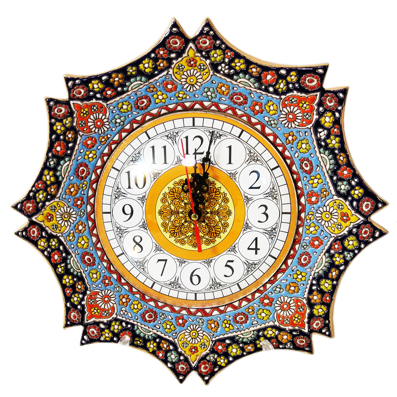 ساعت میناکاری طرح هشت پر کد w202