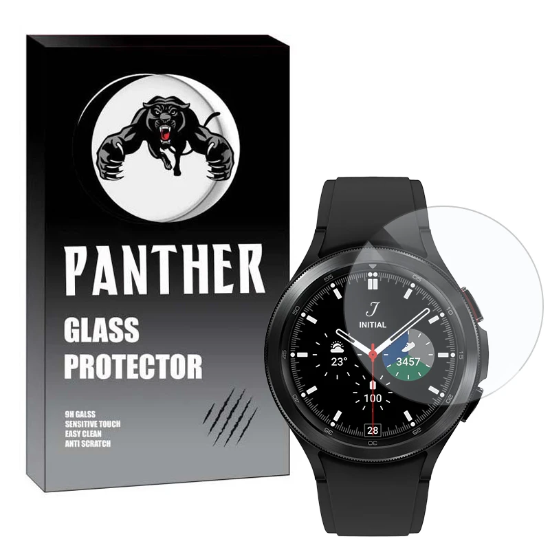 محافظ صفحه نمایش پنتر مدل Glassy-P مناسب برای ساعت هوشمند سامسونگ Galaxy Watch 4 classic 42mm