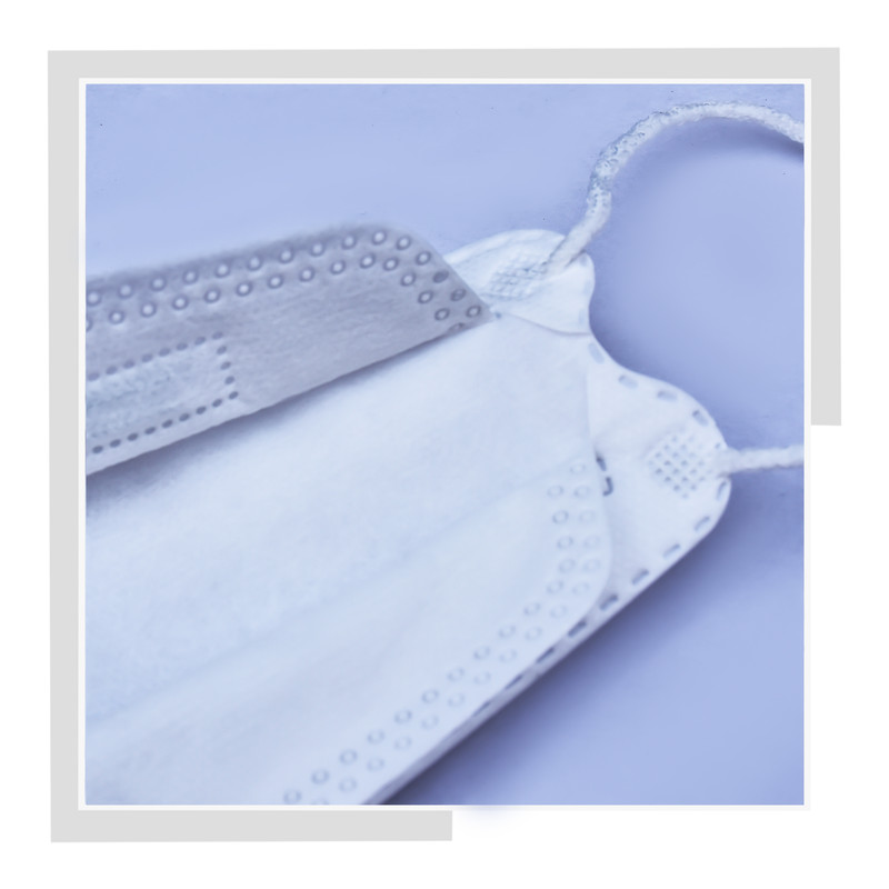 ماسک تنفسی کد 0061W بسته 25 عددی