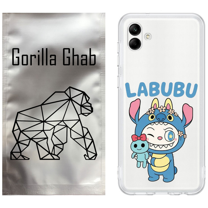 کاور گوریلا قاب مدل CLG کد 112 طرح لبوبو Labubu مناسب برای گوشی موبایل سامسونگ Galaxy A04e