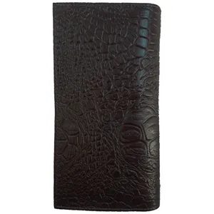 کیف پول چرم طبیعی گاوی طرح پوست مار  مدل H1234