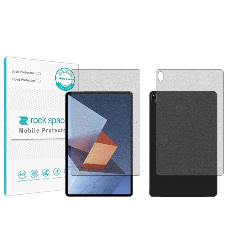 محافظ صفحه نمایش مات راک اسپیس مدل HyMTT مناسب برای تبلت هوآوی matebook E 2022 به همراه محافظ پشت تبلت