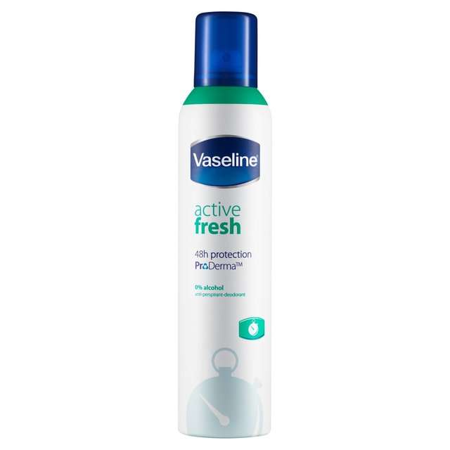 اسپری ضد تعریق وازلین مدل active fresh حجم 250 میلی لیتر اسپری ضد تعریق وازلین مدل active fresh حجم 250 میلی لیتر