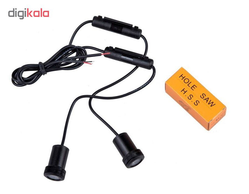 چراغ لوگو زیر در خودرو مدل P84 مناسب برای پژو