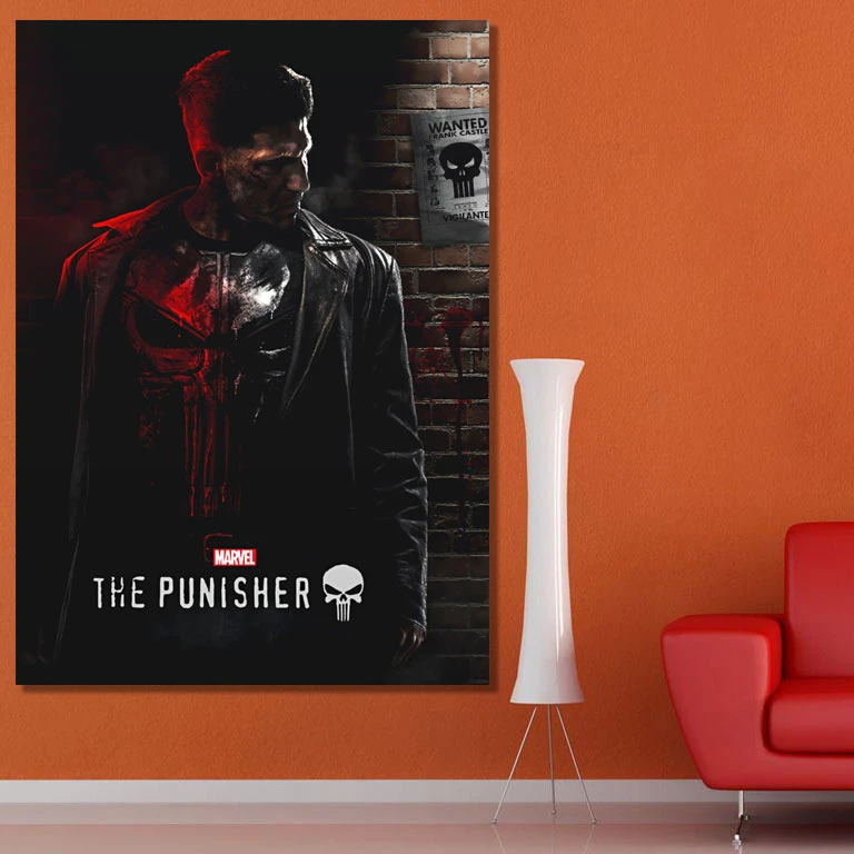 تابلو شاسی گالری استاربوی طرح Punisher مدل Marvel 08