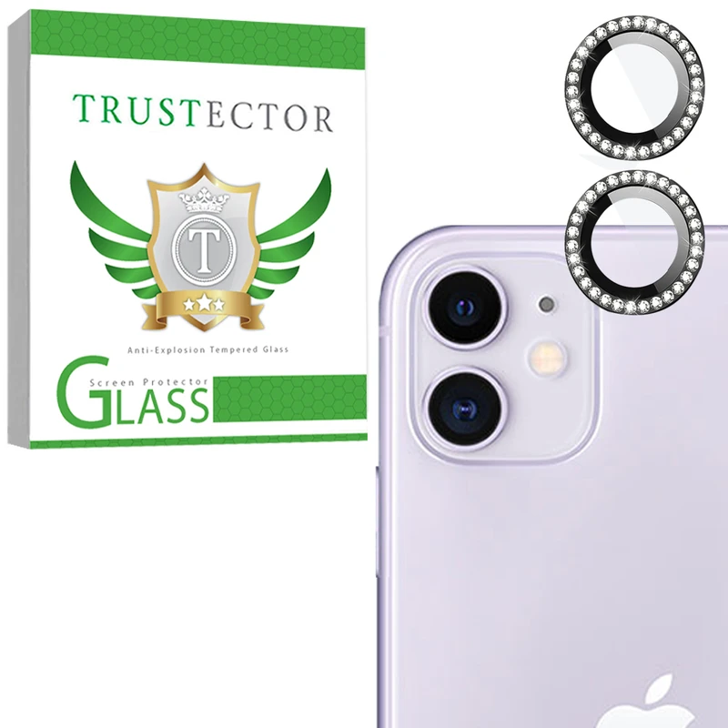 محافظ لنز دوربین شیشه‌ای تراستکتور مدل NRIT20 مناسب برای گوشی موبایل اپل iPhone 11