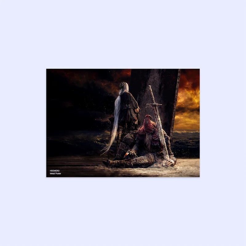 پوستر هومرو مدل فلزی طرح بازی دارک سولز کد PS311