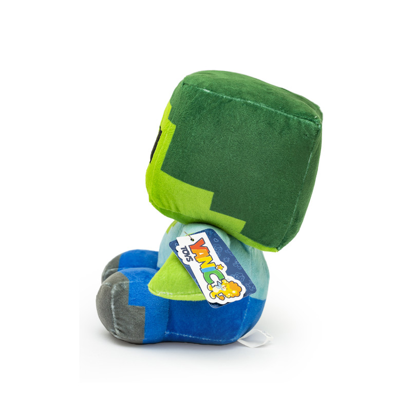 عروسک یانیک مدل ماینکرافت مکعبی زامبی ارتفاع 19 سانتی متر در ارزانترین فروشگاه اینترنتی ایران ارزان