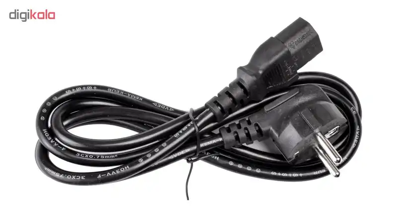 کابل برق 3 پین منبع تغذیه کامپیوتر کد DOP-GM00W طول 1.5 متر