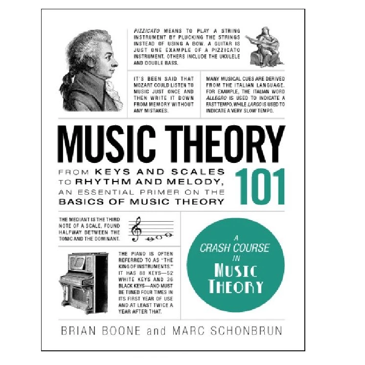  کتاب Music Theory 101 اثر Brian Boone انتشارات Adams