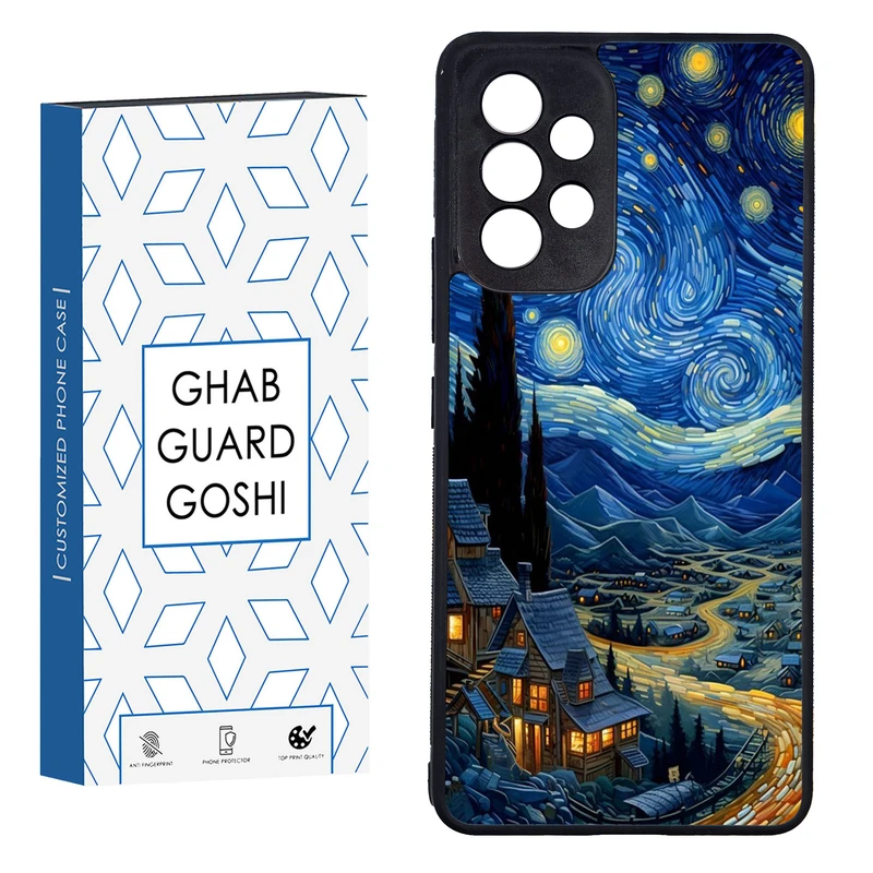 کاور قاب گارد گوشی طرح ونگوگ کد FB-069 مناسب برای گوشی موبایل سامسونگ GALAXY A53
