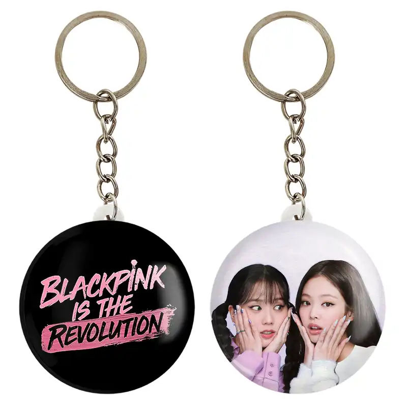 جاکلیدی خندالو مدل جنی و جیسو گروه بلک پینک BLACKPINK کد 1670816701 مجموعه 2 عددی