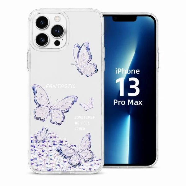 کاور کد 01 طرح پروانه آکواریومی مناسب برای گوشی موبایل اپل Iphone 13 promax