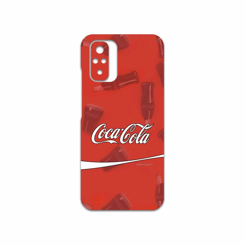 برچسب پوششی ماهوت مدل Coca-Cola-Logo مناسب برای گوشی موبایل شیائومی Redmi Note 10