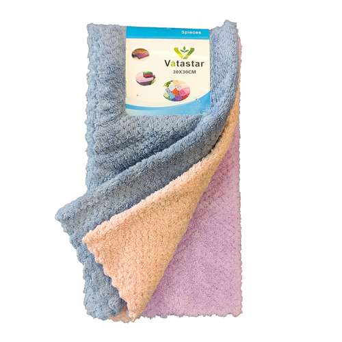 دستمال آشپزخانه مدل vatastar 01 بسته 3 عددی