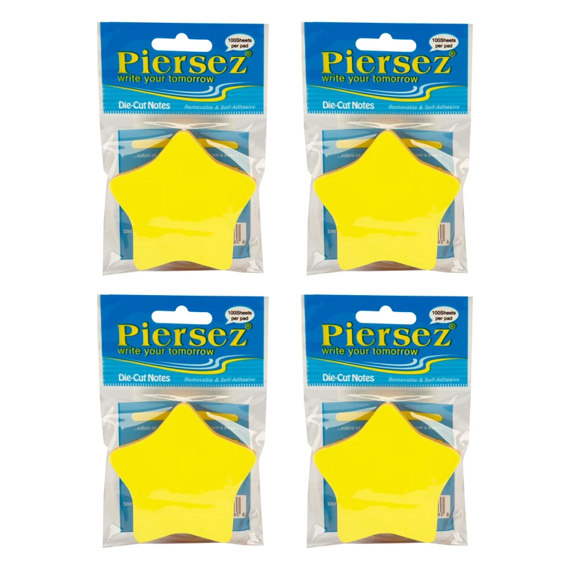 استیکر پییرسز کد PZB0115 طرح ستاره ای بسته 4 عددی