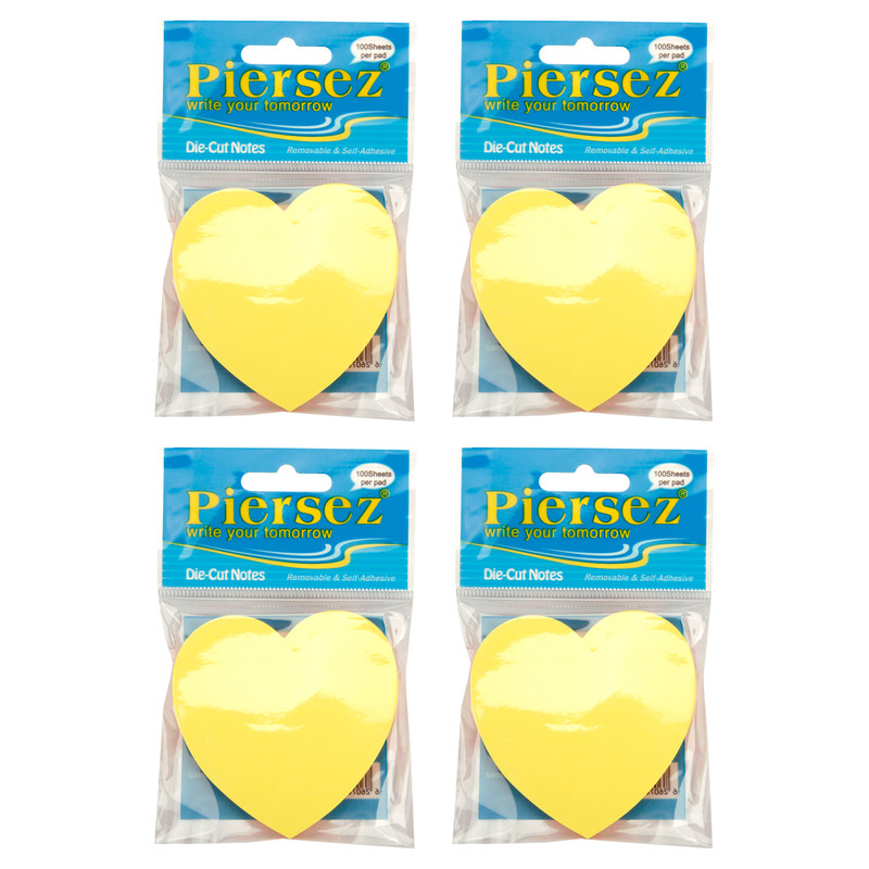 استیکر پییرسز کد PZB0116 طرح قلبی بسته 4 عددی