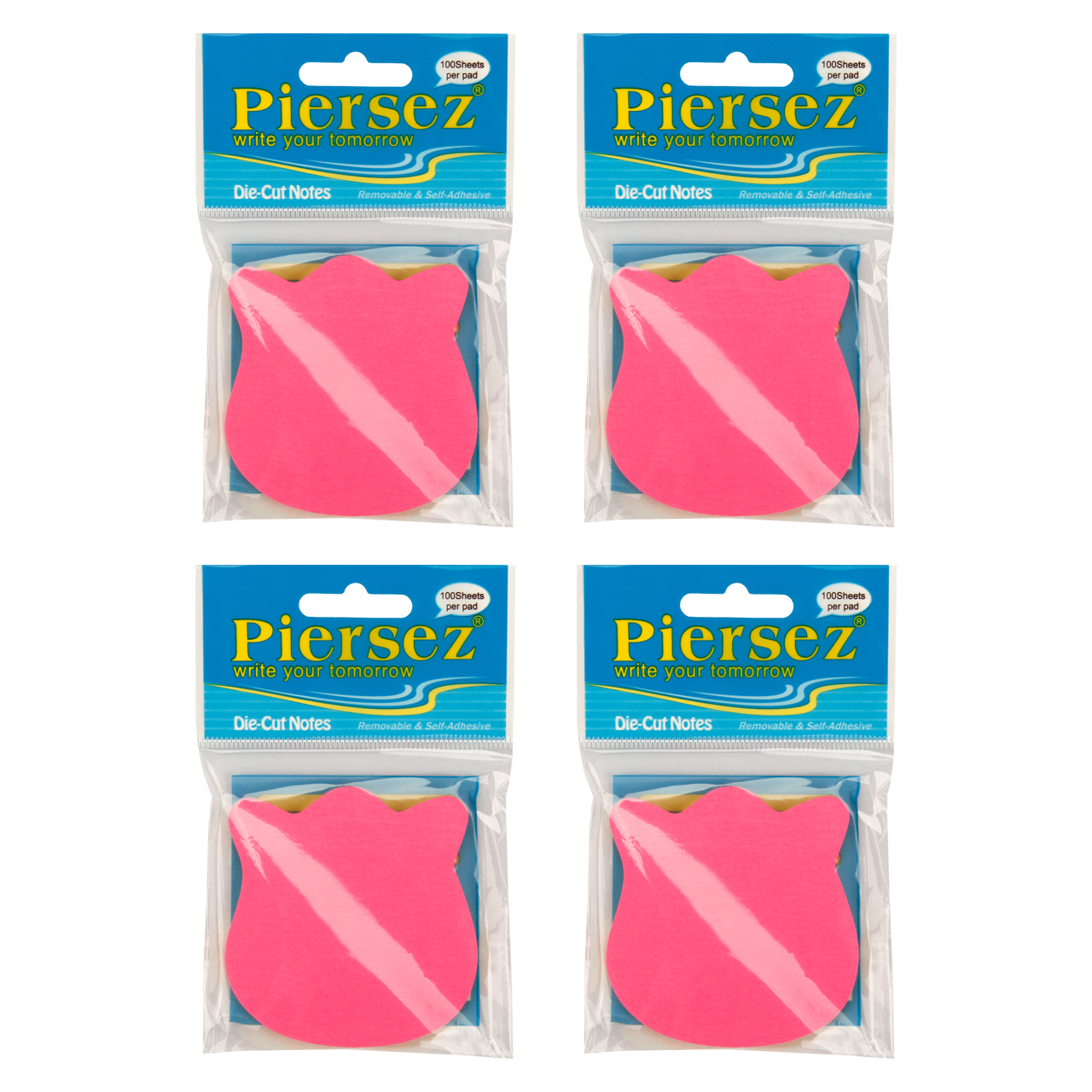 استیکر پییرسز کد PZB0119 طرح لاله ای بسته 4 عددی