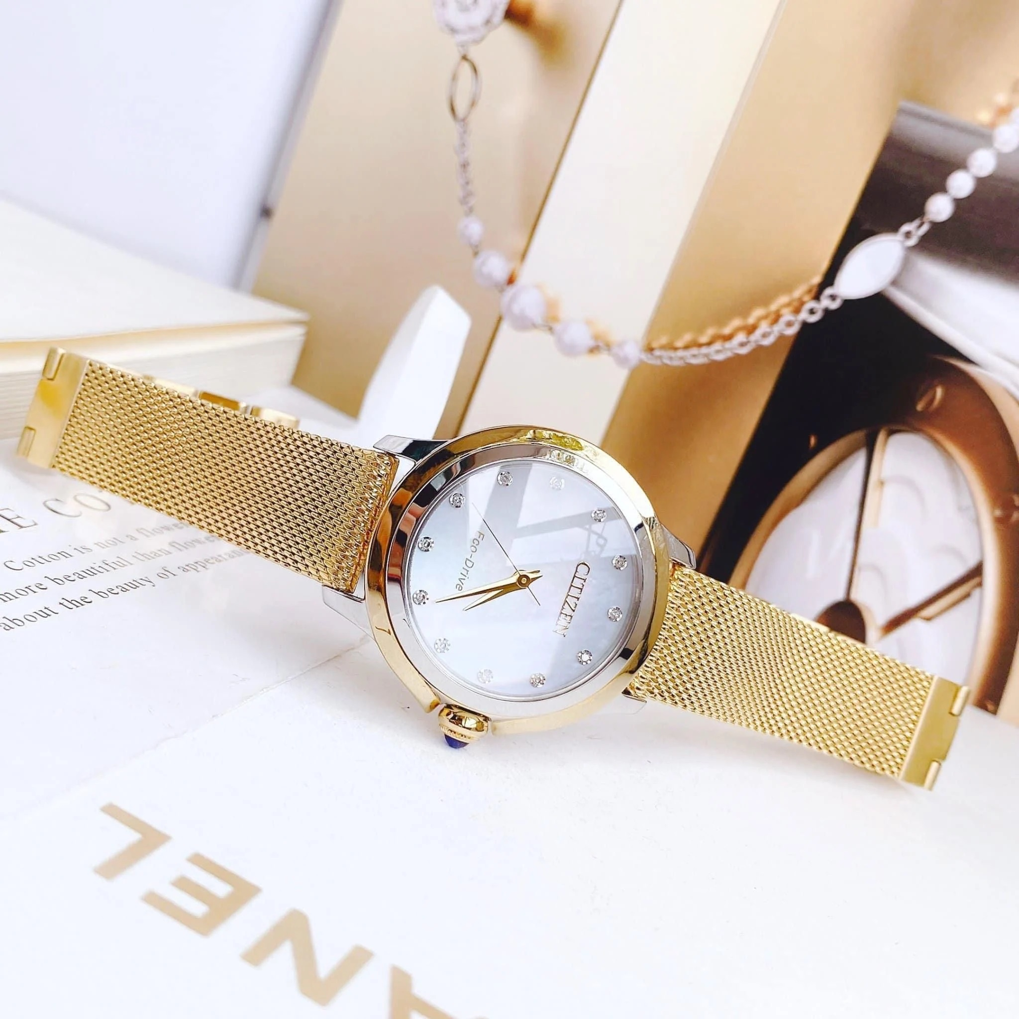 ساعت مچی عقربه ای زنانه سیتی زن مدل EM0794-54D