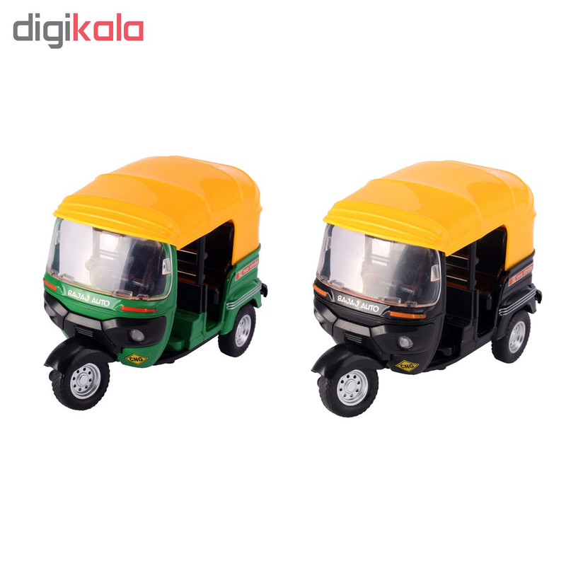 موتوربازی طرح سه چرخ مدل BAJAJ بسته دو عددی