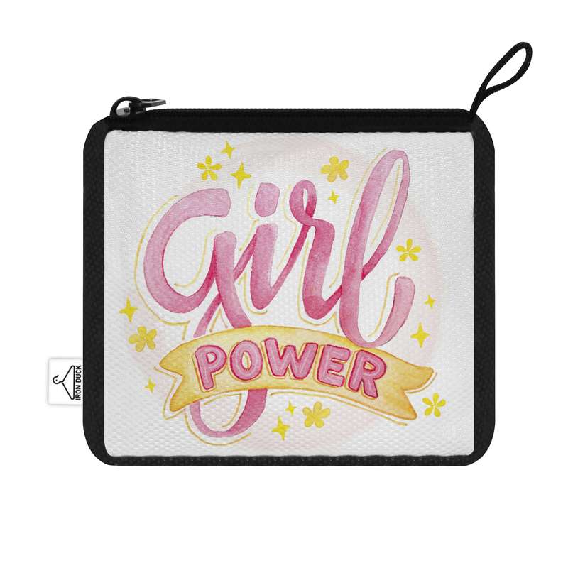 کیف نوار بهداشتی آیرون داک طرح Girl Pow مدلPB18 کیف نوار بهداشتی آیرون داک طرح Girl Pow مدلPB18