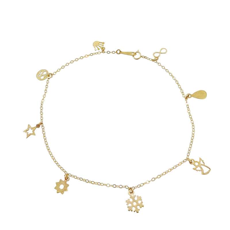 پابند طلا 18 عیار کانیار گالری مدل PA9