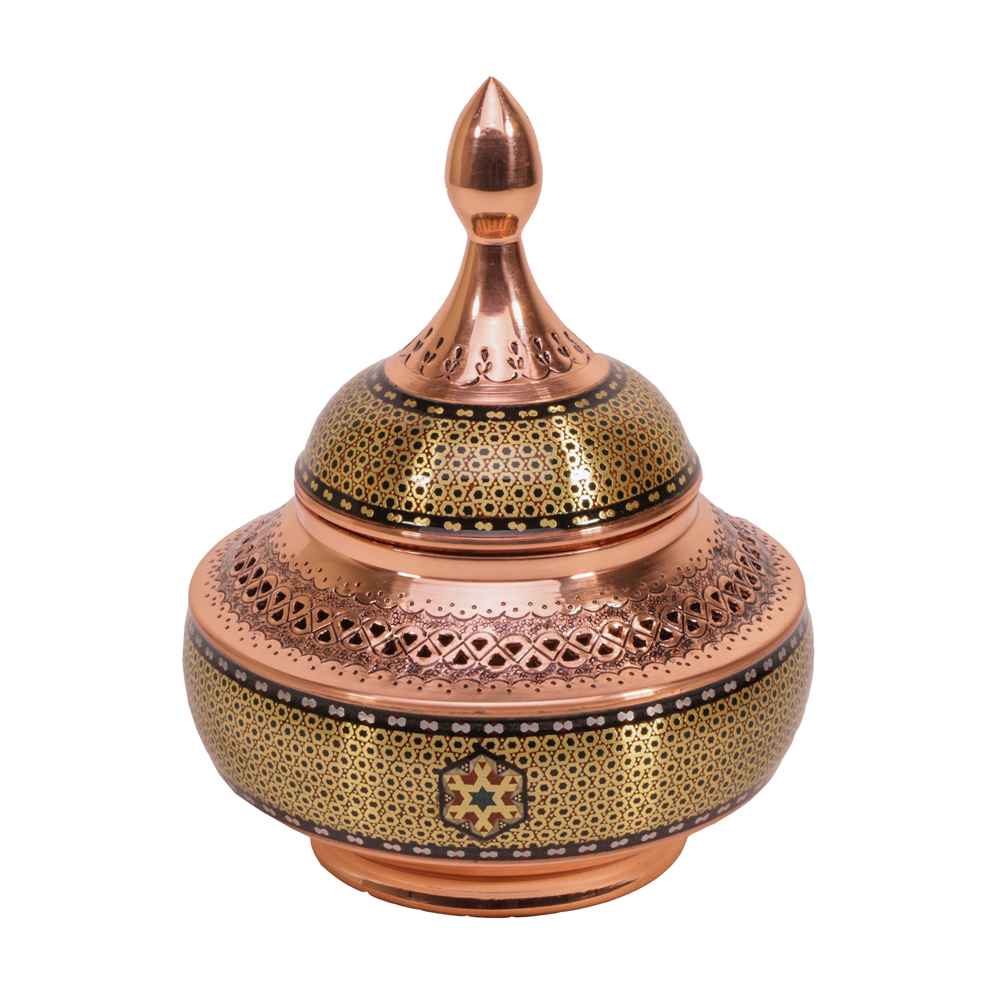 شکلات خوری خاتم کاری  گالری گوهران مدل 155