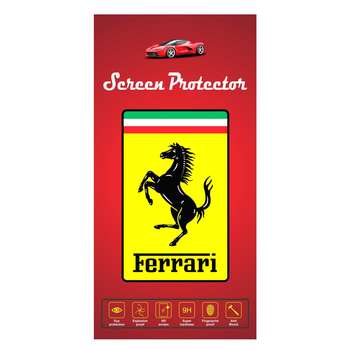 محافظ صفحه نمایش مدل Ferrari مناسب برای گوشی موبایل اپل iPhone XS