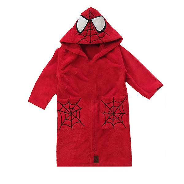حوله تن پوش کودک مدل مرد عنکبوتی سایز 80x46 سانتی متر