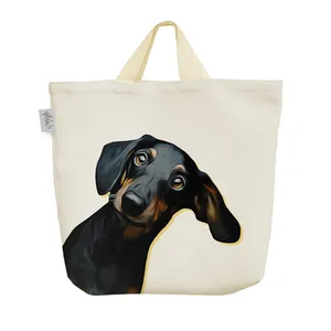 ساک خرید خندالو مدل سگ داشهوند‌ کد H46