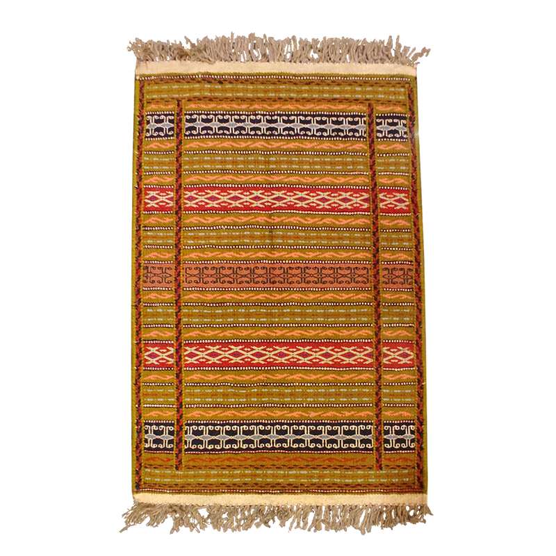 گلیم دستباف یک متری مدل کلات خراسان کد 5012