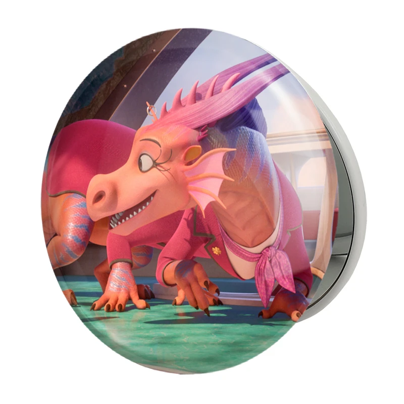 آینه جیبی خندالو طرح انیمیشن شانس لاک Luck مدل تاشو کد 26033 