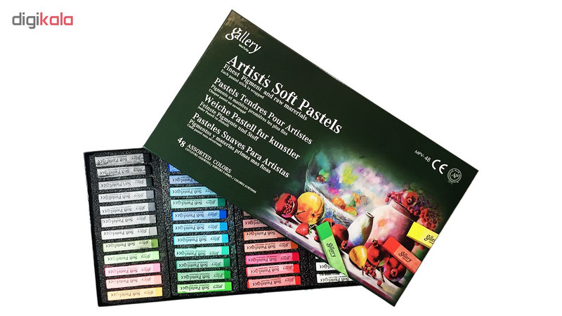 پاستل گچی 48 رنگ وایلدتولیپ سری Gallery کد MPV-48