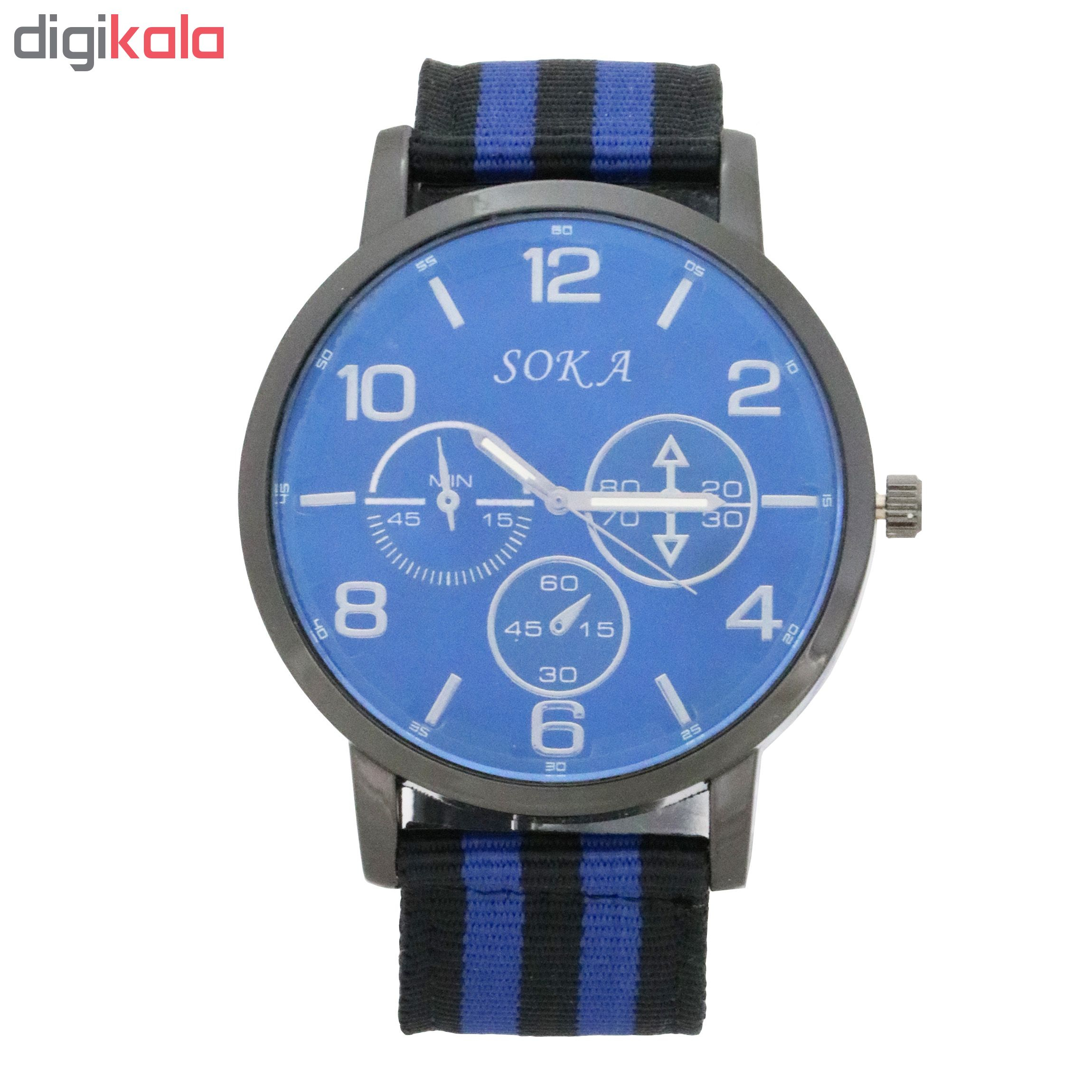 ساعت مچی عقربه‌ای مردانه سوکا مدل MW562