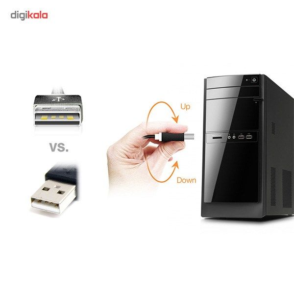 کابل تبدیل USB به microUSB ای دیتا مدل Reversible Aluminum به طول 1 متر main 1 43
