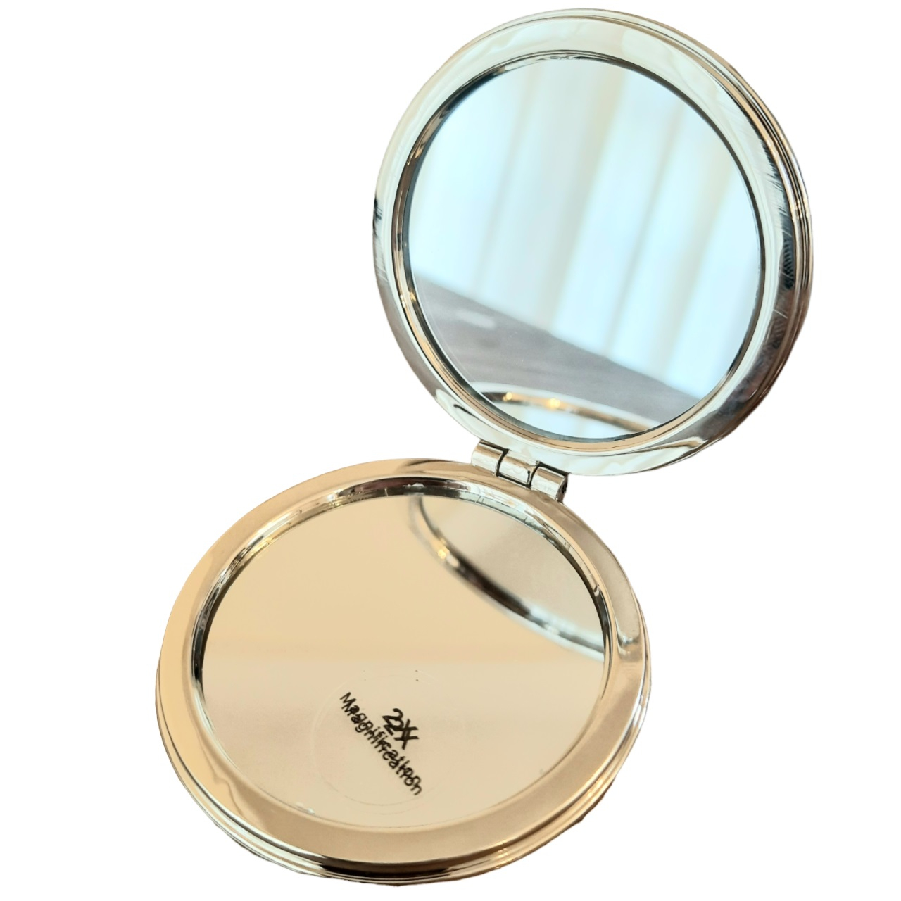 آینه جیبی مدل چرمی زوم‌ دار